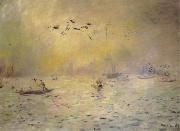 Claude Monet Impression Rising Sun painting